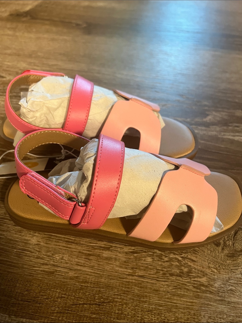 Art Class NWT Auden Multi Pink Sandals size 1 - Picture 7 of 8